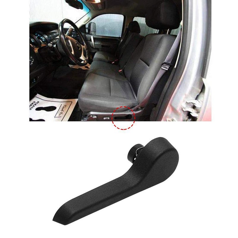 HUSUKU Seat Recliner Handle LH Driver Side Front Ebony for Chevy Silverado GMC Pickup Truck SUV 2007-2014 OE GM-2511A-FL Replace15232594 (Black) - Image 1